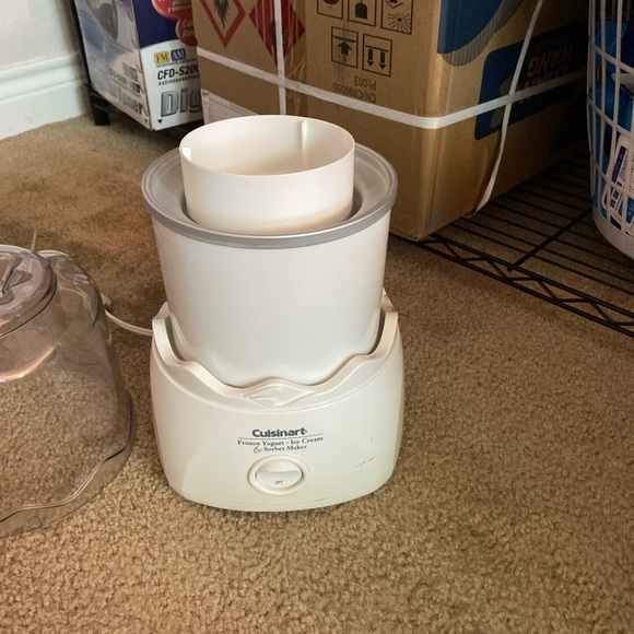 Cuisinart Kitchen Cuisinart Automatic Frozen Yogurt Ice Cream Sorbet Maker Poshmark